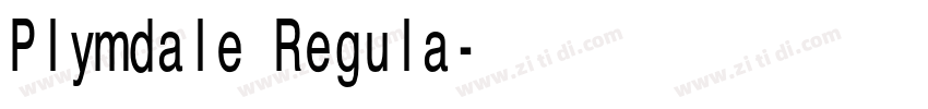 Plymdale Regula字体转换